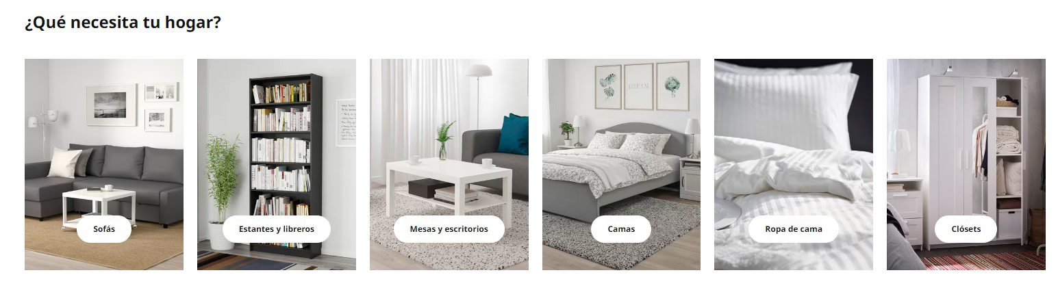 Qué vende IKEA en México por internet