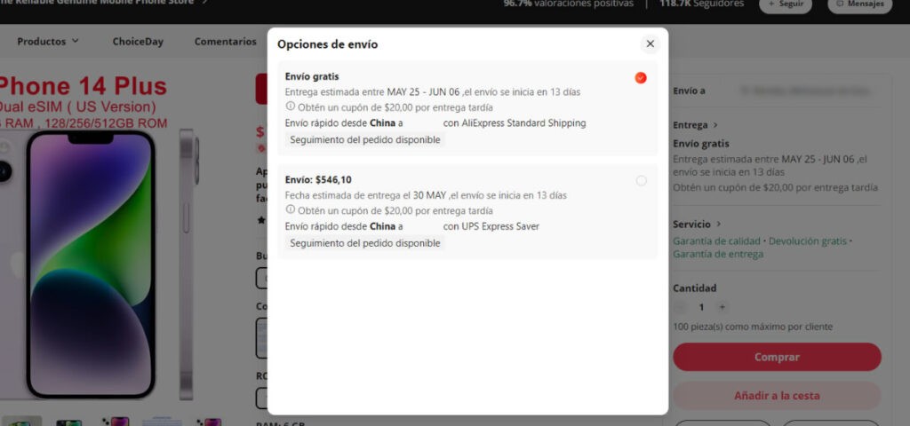 Métodos de envío alternativos para reducir costos de aduana