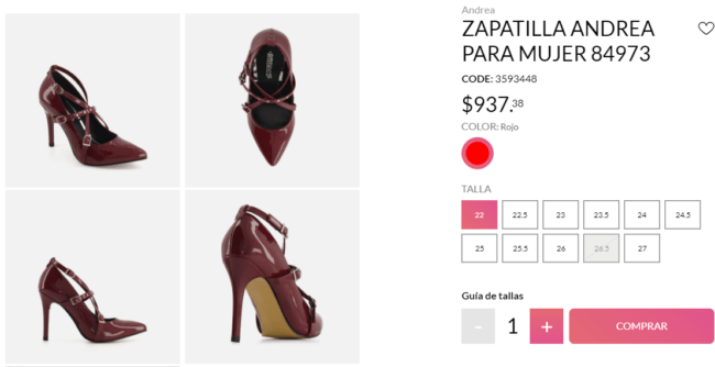 Cómo hacer una compra en Andrea