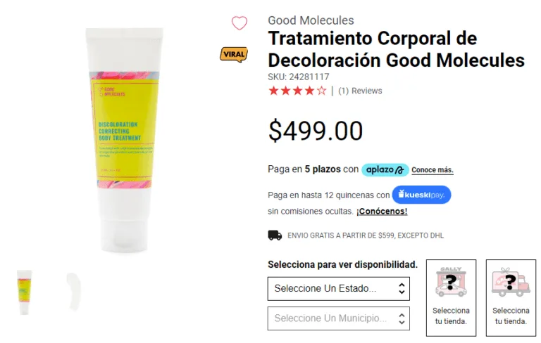 Cómo hacer un pedido en Sally Beauty
