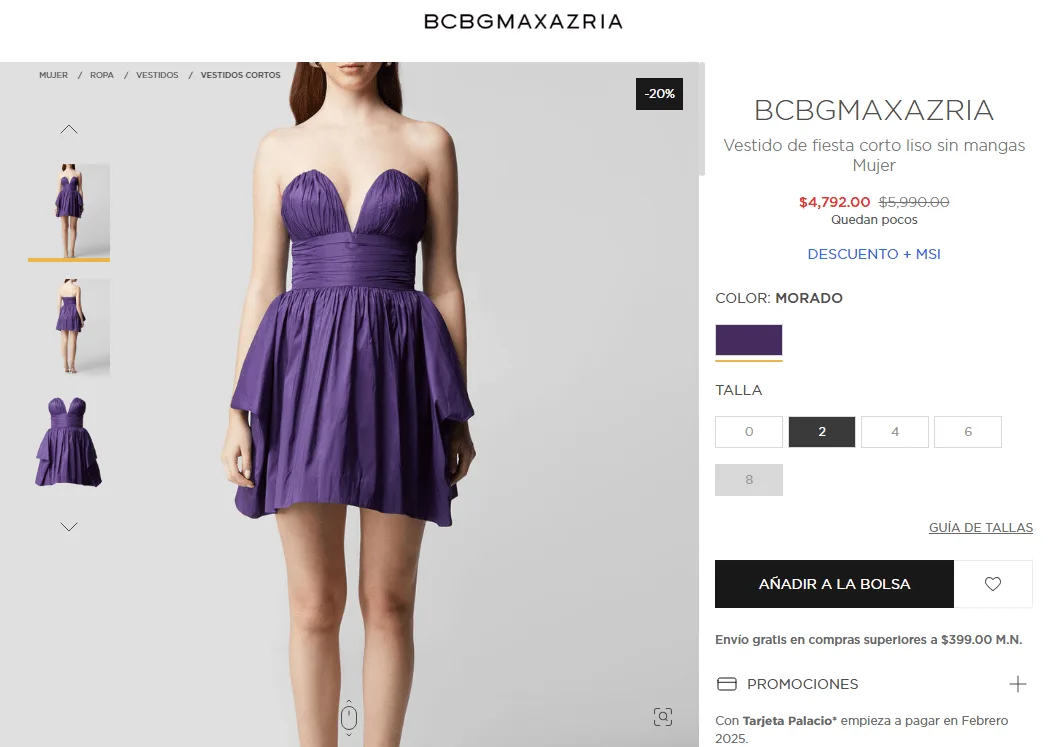 Cómo hacer un pedido en El Palacio de Hierro