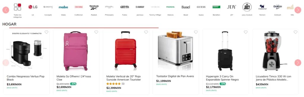 Productos SEARS