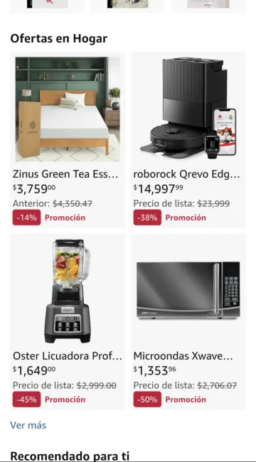 Explora las categorías de Amazon