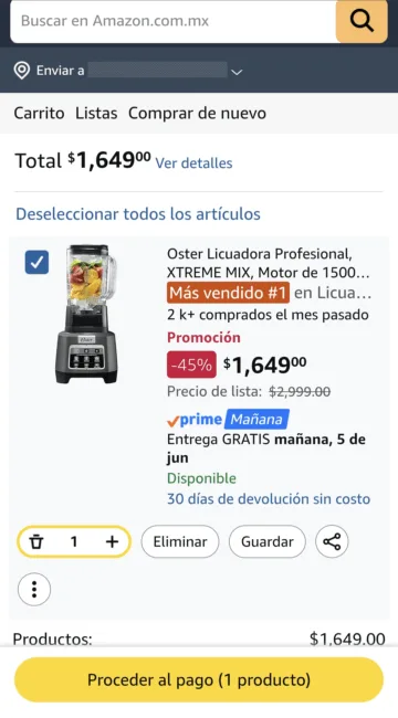 Carrito de compras
